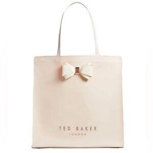 TED BAKER LONDON | Alacon Bow PVC Tote in Soft Pink